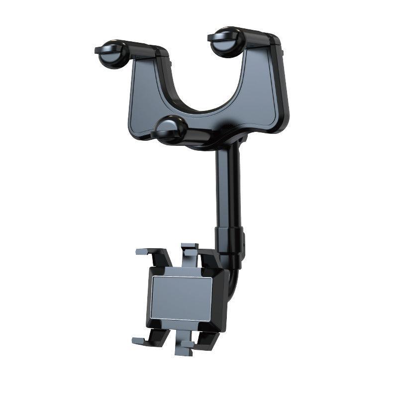 Rotatable Retractable Rearview Mirror Phone Holder For Car - VirtuousWares:Global