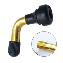 Rubber/Brass Angled Valve Stems Tubeless Tyre Inflatable Nozzle For 10 - VirtuousWares:Global
