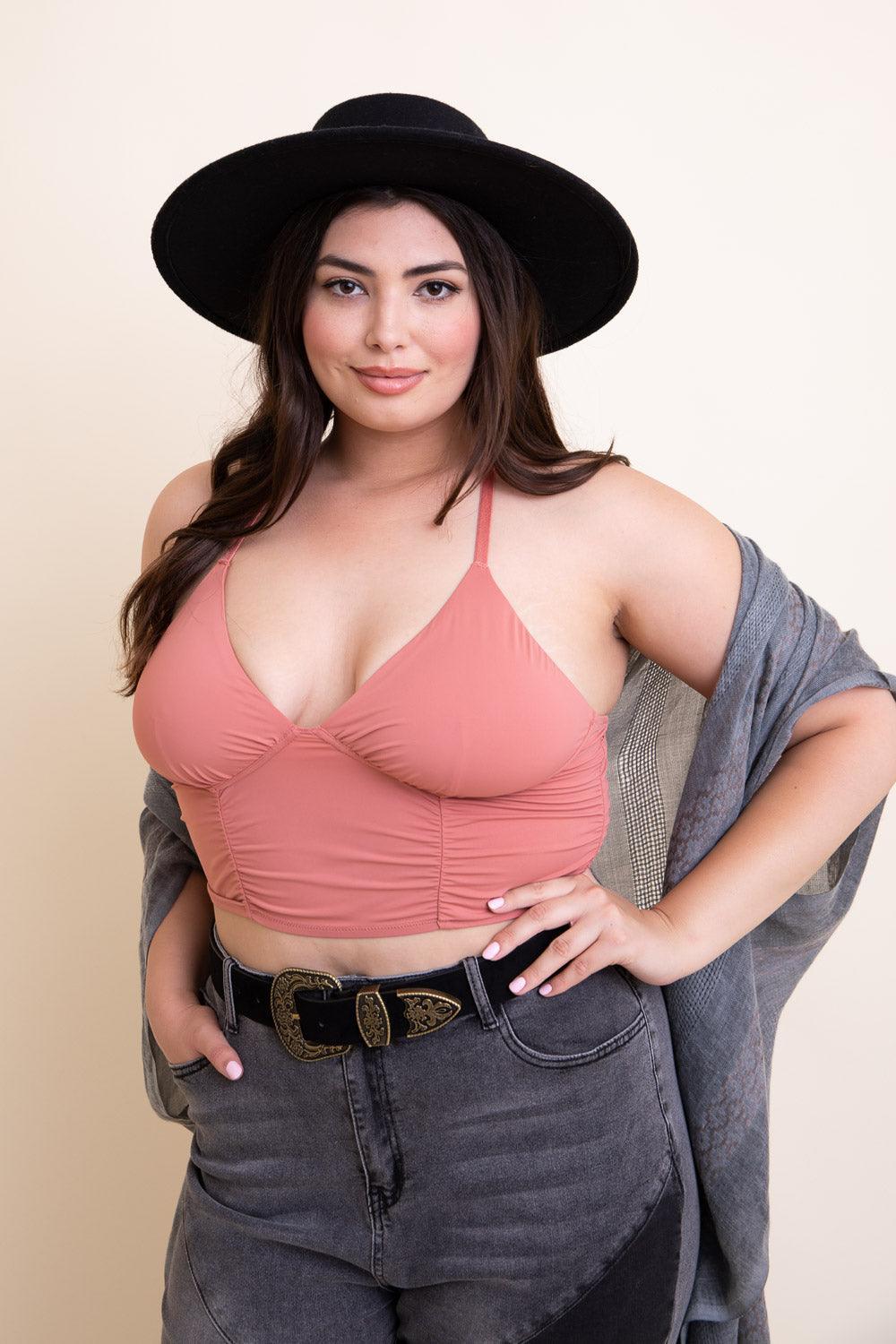 Ruched Bralette Plus - VirtuousWares:Global