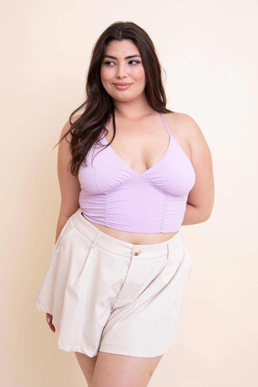 Ruched Bralette Plus - VirtuousWares:Global