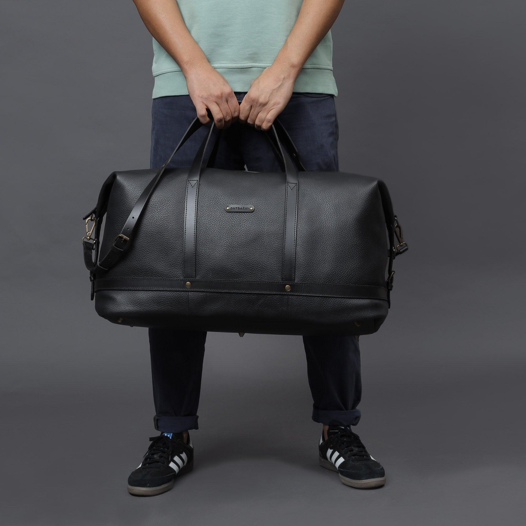 Runway Leather Travel Bag - VirtuousWares:Global