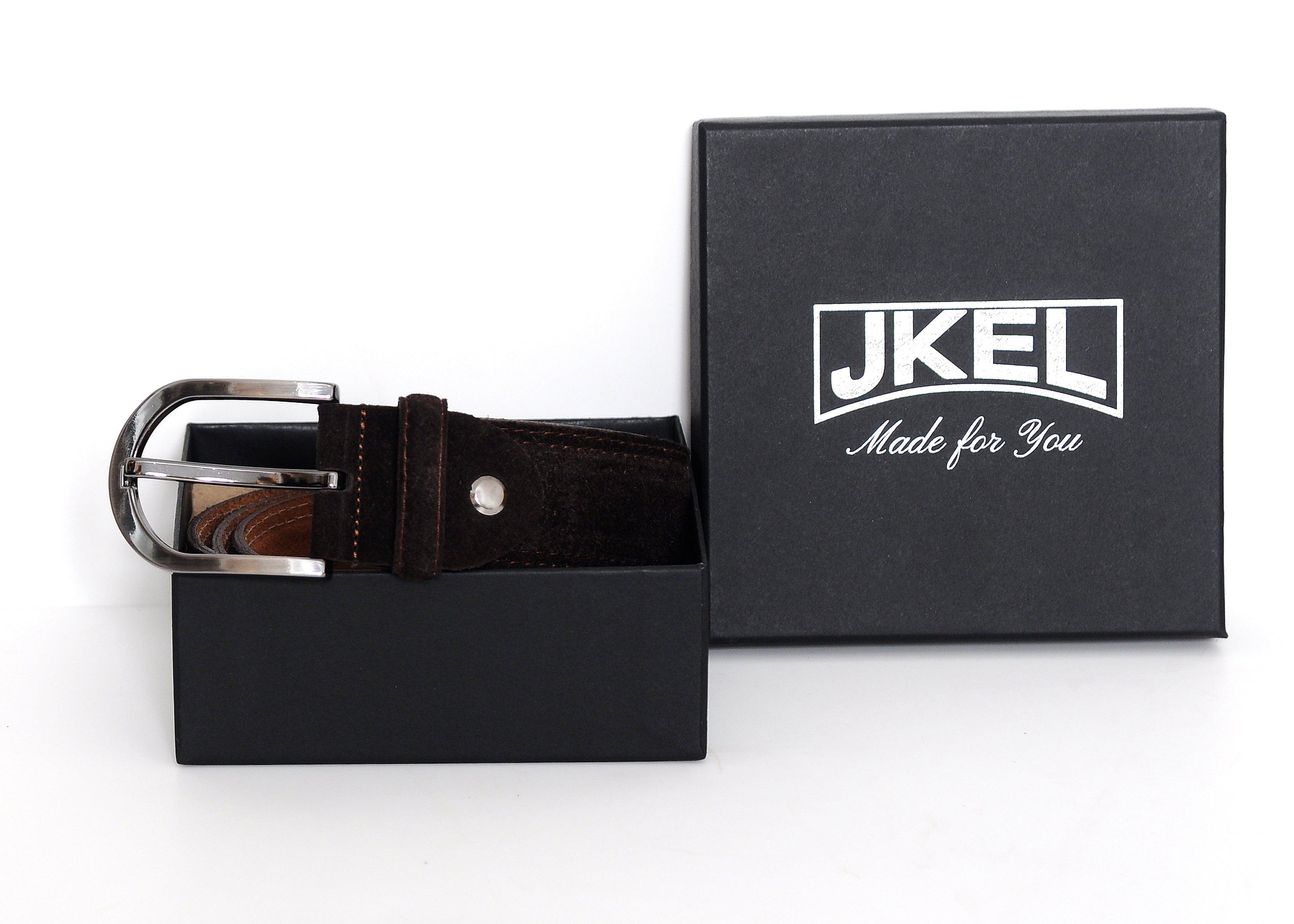 Sagrada Dark Brown Suede Belt - VirtuousWares:Global