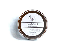 Sandalwood Artisan Shave Soap, Natural Shaving - VirtuousWares:Global