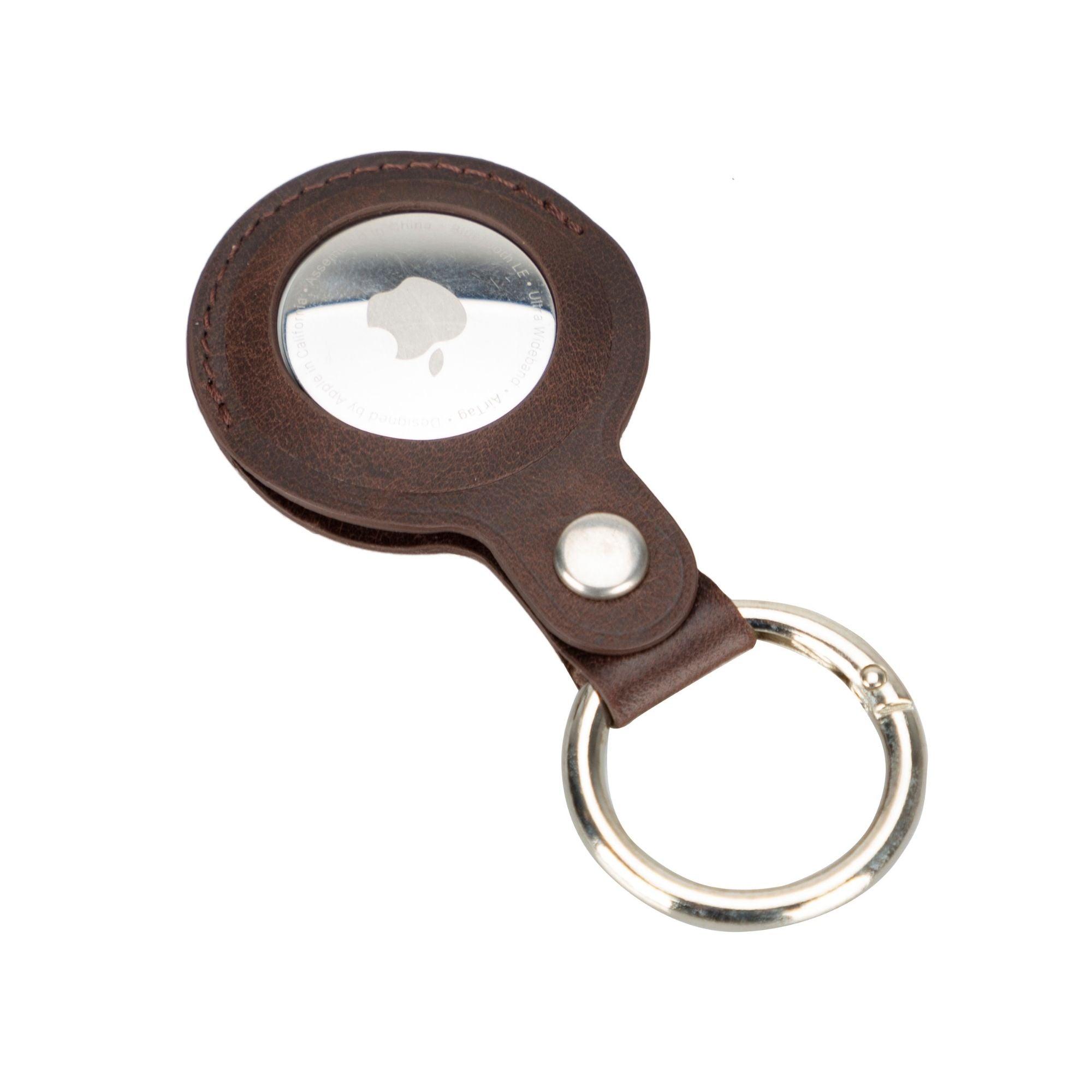 Saratoga Leather AirTag Holder - VirtuousWares:Global