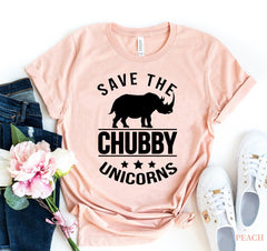 Save The Chubby Unicorns T-shirt - VirtuousWares:Global