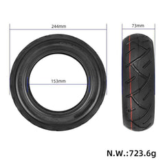 Scooter Tyre Tubeless Tyre 10 Inch Accessories Electric Scooters For - VirtuousWares:Global