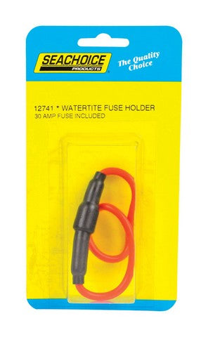 Seachoice 12741 0.25 x 1.25 in. 12 V 30 amp Fuse Holder - VirtuousWares:Global