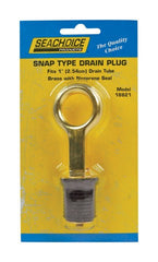 Seachoice 18821 1 in. Snap Lock Drain Plug - VirtuousWares:Global