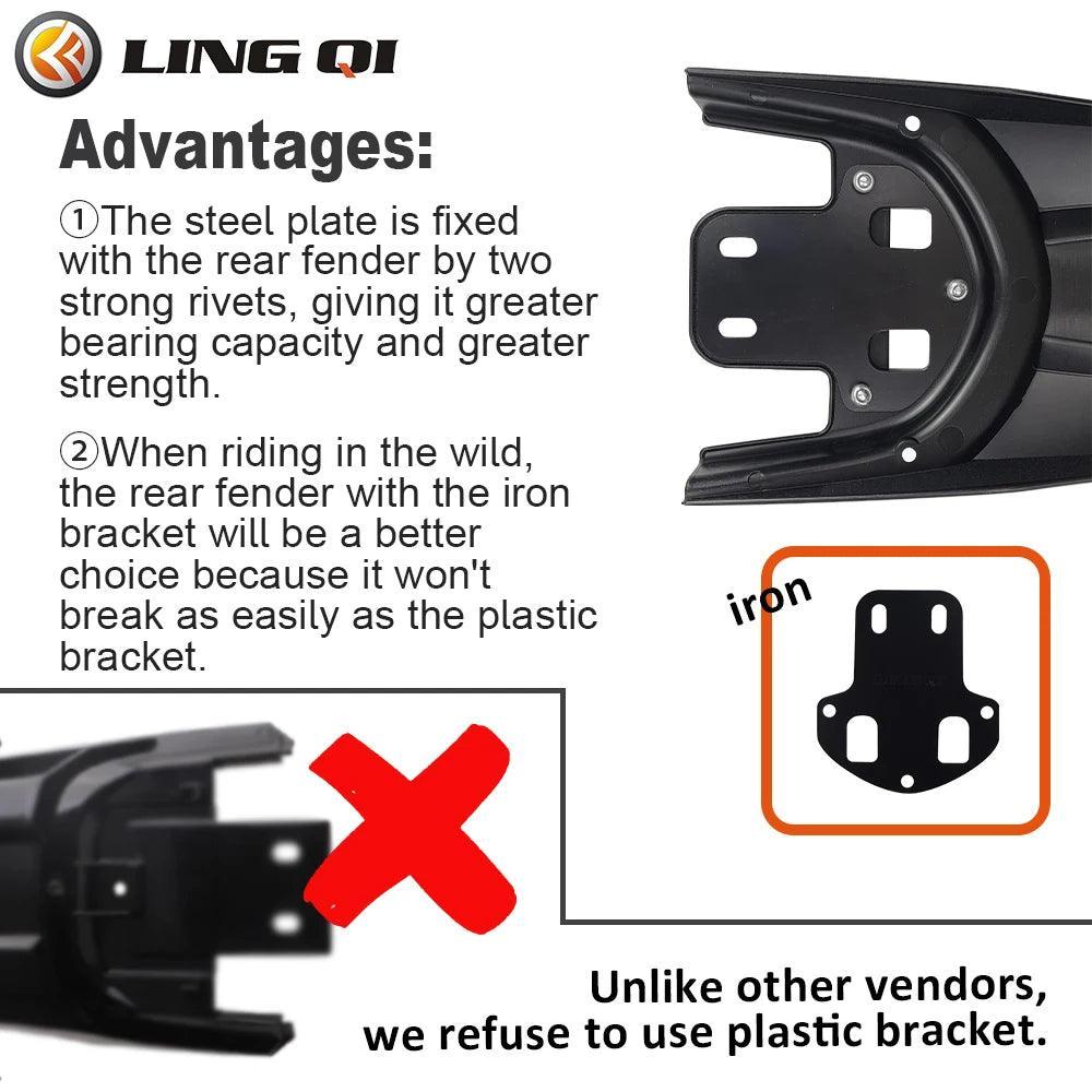 Second-Generation Longer Rear Fender Fit to Sur Ron Light Bee X and S. - VirtuousWares:Global