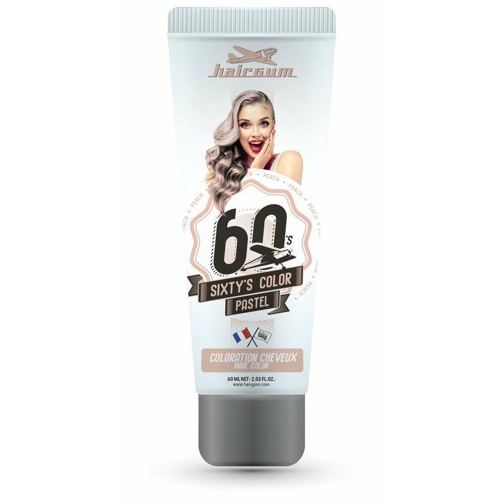 Semi-permanent Colourant Hairgum Sixty's Color Peach (60 ml) - VirtuousWares:Global