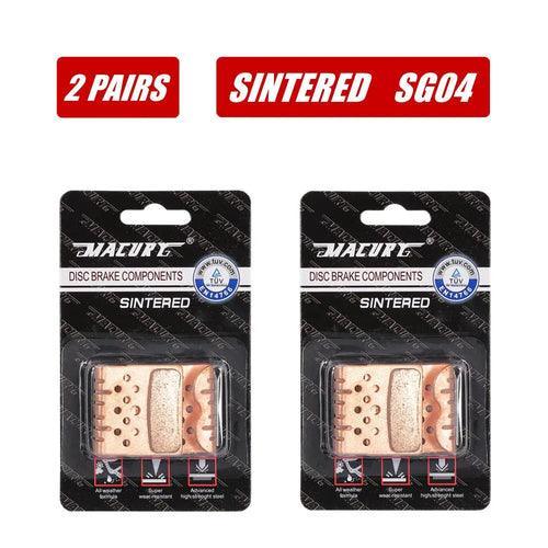SG04 Sintered Disc Brake Pad for NUTT 4-Piston Hydraulic Disc Brake On - VirtuousWares:Global