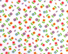 SheetWorld Fitted Cradle Sheet - 100% Cotton Woven - Colorful Roses, - VirtuousWares:Global