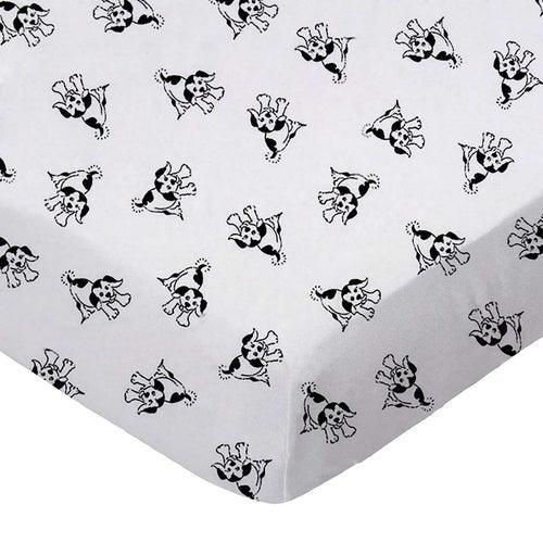 SheetWorld Fitted Cradle Sheet - 100% Cotton Woven - Doggies, Made In - VirtuousWares:Global