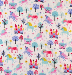 SheetWorld Fitted Cradle Sheet - 100% Cotton Woven - Unicorns, Made In - VirtuousWares:Global