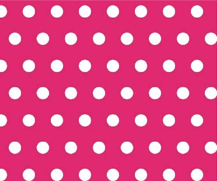 SheetWorld Fitted Crib Sheet - 100% Cotton Woven - Polka Dots Hot - VirtuousWares:Global