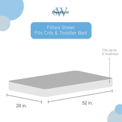 SheetWorld Fitted Crib Sheet Set - 100% Cotton Woven - Camo, Made In - VirtuousWares:Global
