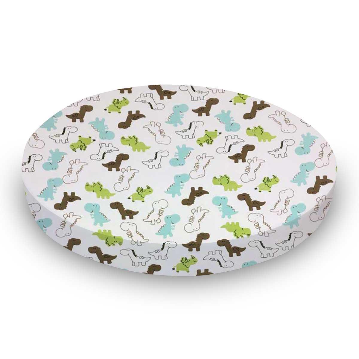 SheetWorld Fitted Oval Crib Sheet Fits Stokke Mini - 100% Cotton - VirtuousWares:Global