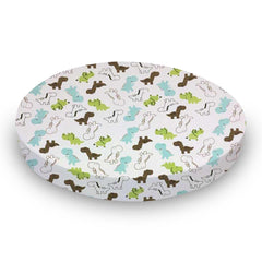 SheetWorld Fitted Oval Crib Sheet Fits Stokke Mini - 100% Cotton - VirtuousWares:Global