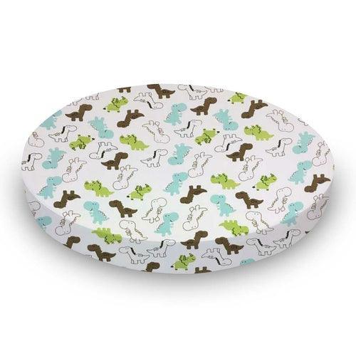 SheetWorld Fitted Oval Crib Sheet Fits Stokke Mini - 100% Cotton - VirtuousWares:Global