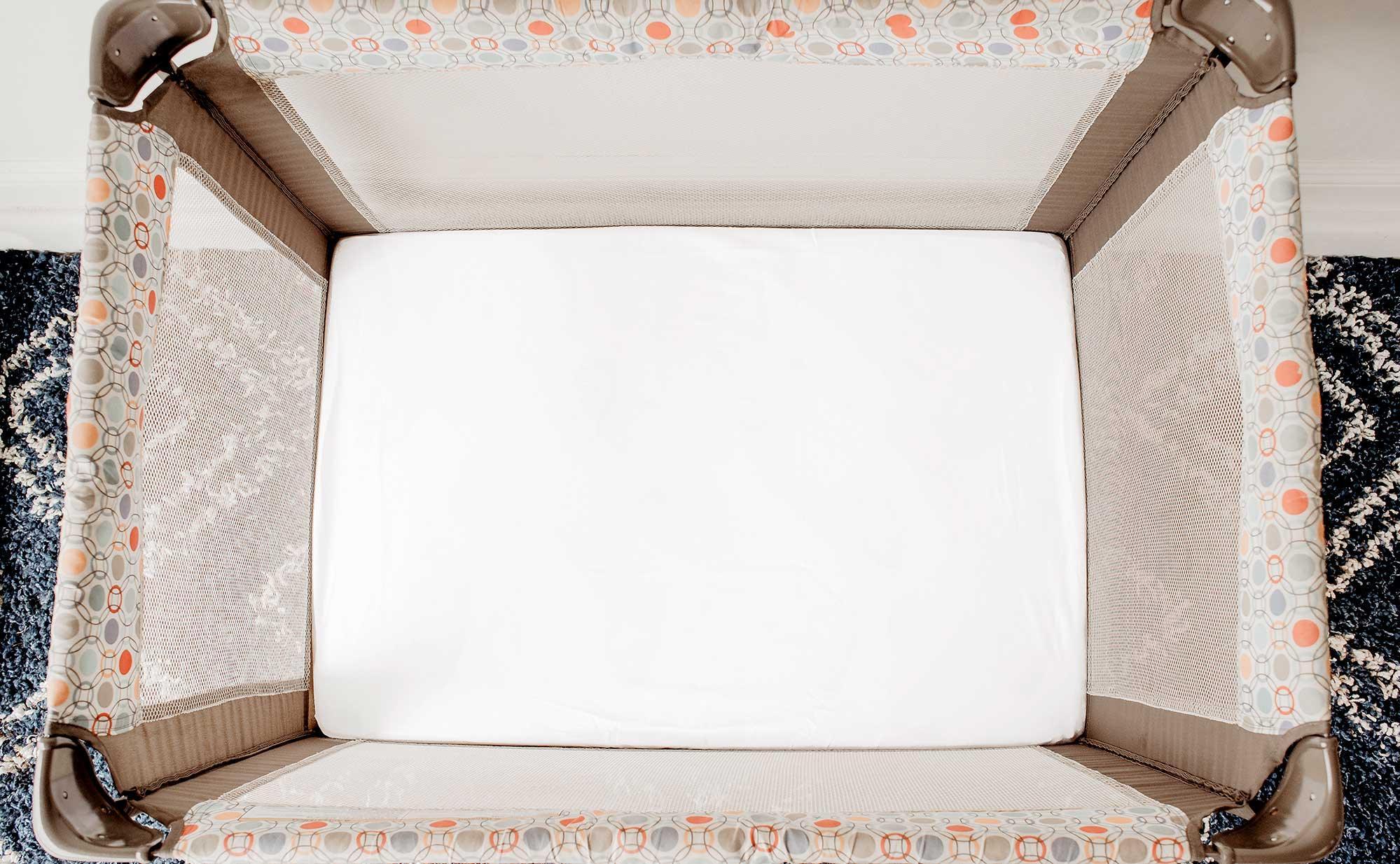 SheetWorld Fitted Round Crib Sheet - 100% Cotton Jersey - Solid White, - VirtuousWares:Global