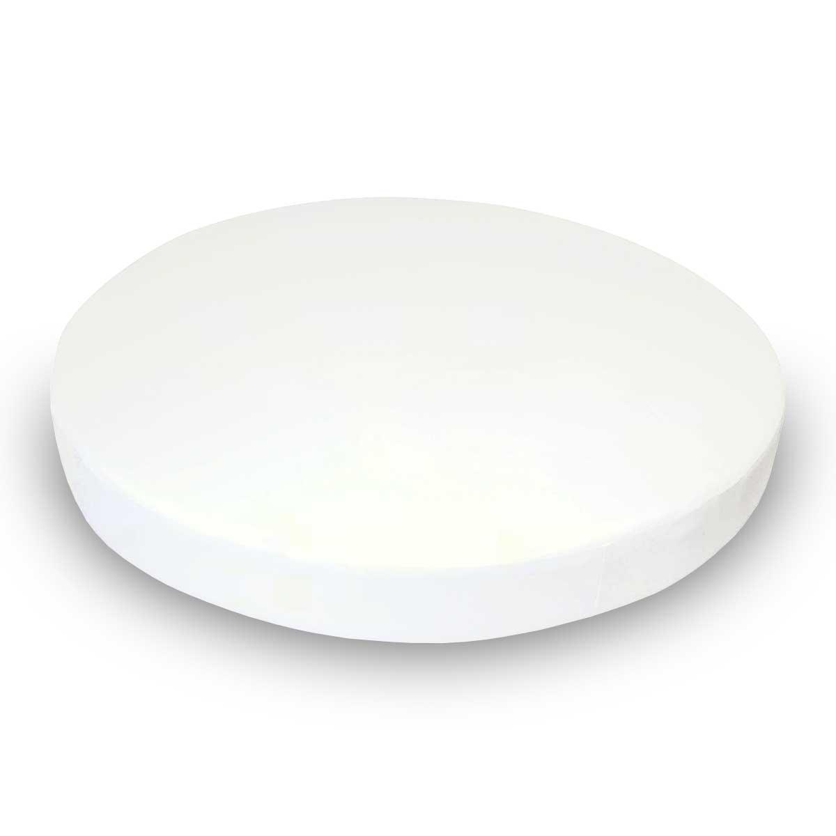 SheetWorld Fitted Round Crib Sheet - 100% Cotton Woven - Solid Ivory - VirtuousWares:Global