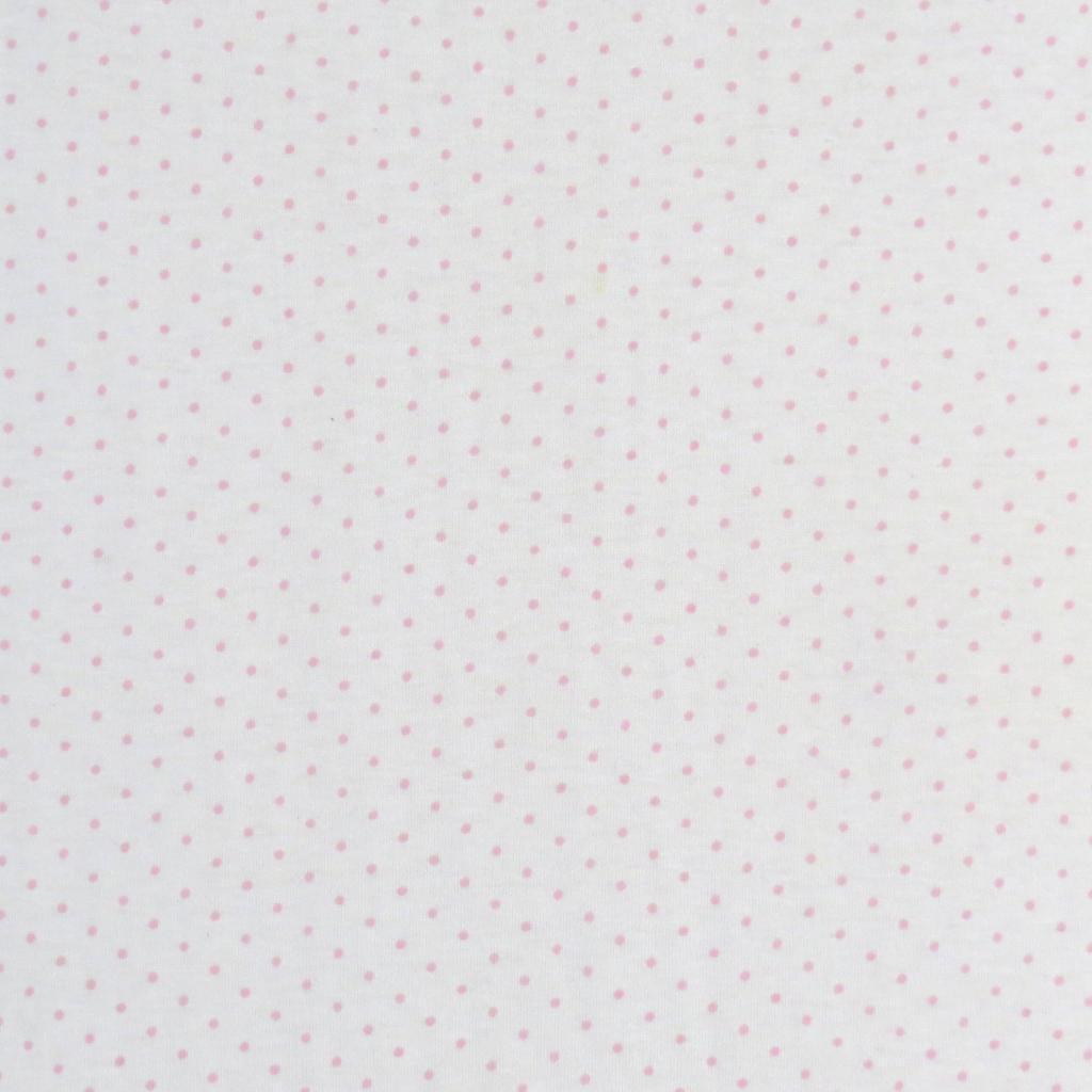 SheetWorld Fitted Youth Bed Sheet - 100% Cotton Jersey - Pink Pindot, - VirtuousWares:Global