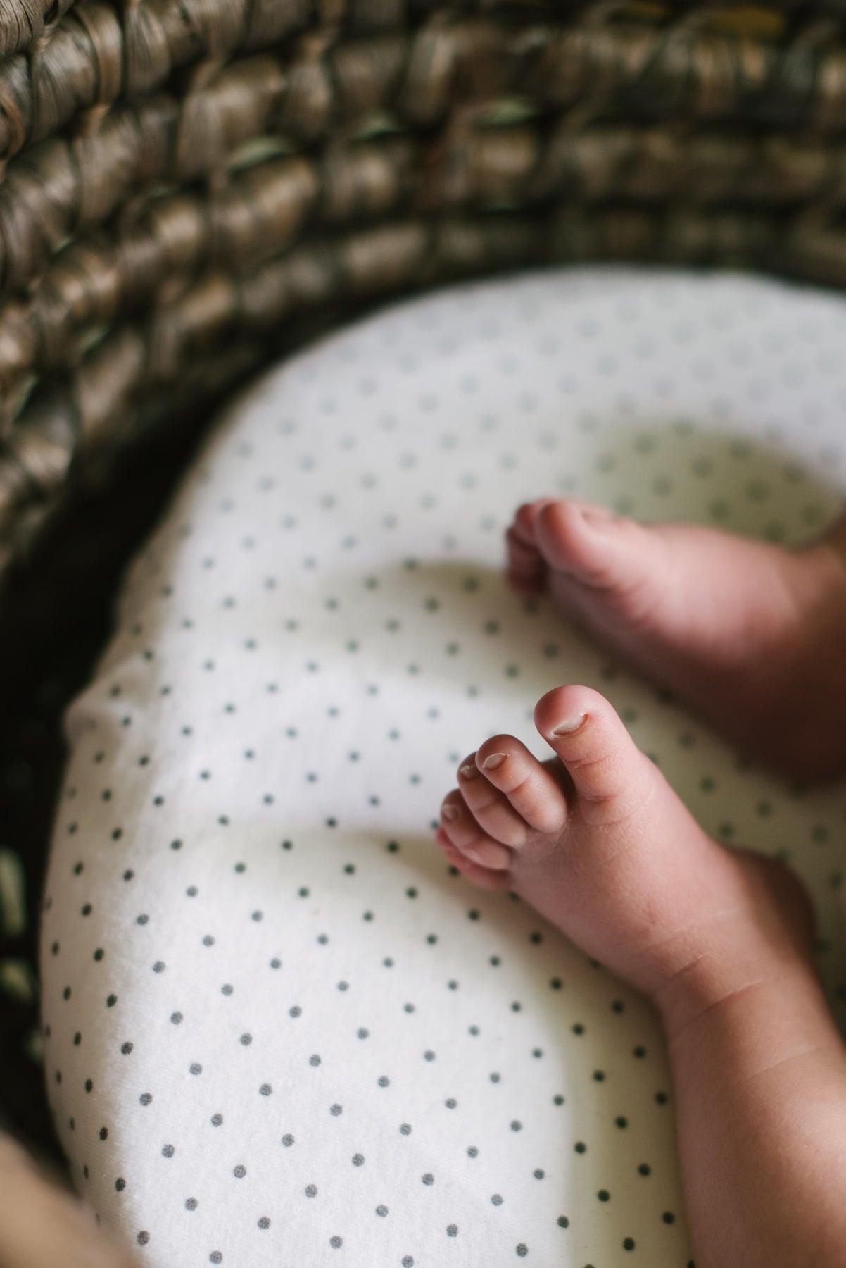 SheetWorld Fitted Oval Crib Sheet Fits Stokke Mini - 100% Cotton