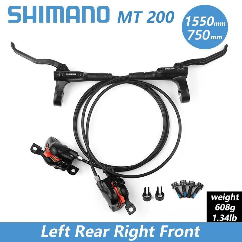 Shimano BR BL MT200 Bicycle Hydraulic Brake 800/1350/1450mm MTB Hydraulic Disc Brake Mountain Bike Upgrade MT315 Bike Parts - VirtuousWares:Global