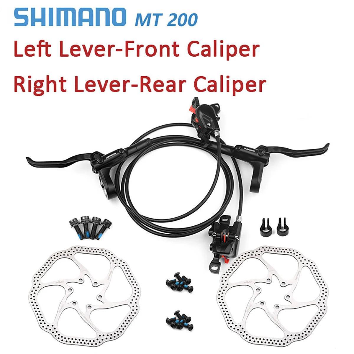Shimano BR BL MT200 Bicycle Hydraulic Brake 800/1350/1450mm MTB Hydraulic Disc Brake Mountain Bike Upgrade MT315 Bike Parts - VirtuousWares:Global