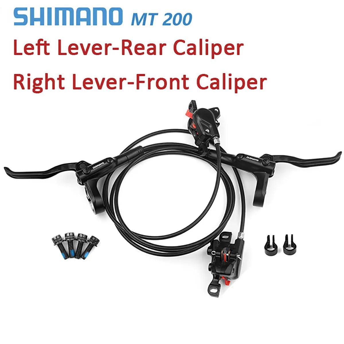 Shimano BR BL MT200 Bicycle Hydraulic Brake 800/1350/1450mm MTB Hydraulic Disc Brake Mountain Bike Upgrade MT315 Bike Parts - VirtuousWares:Global