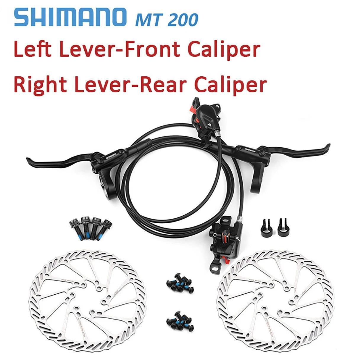 Shimano BR BL MT200 Bicycle Hydraulic Brake 800/1350/1450mm MTB Hydraulic Disc Brake Mountain Bike Upgrade MT315 Bike Parts - VirtuousWares:Global