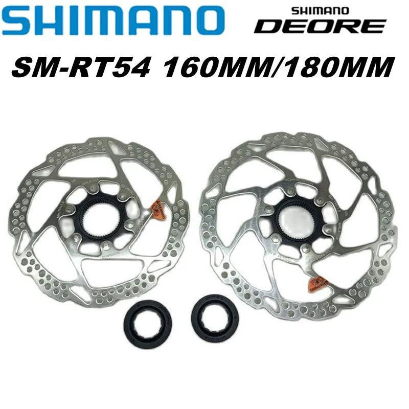 Shimano Deore SM RT54 160mm 180mm Centerlock Disc Brake Rotor Mountain Bike Bicycle Parts RT54 XT SLX DEORE MTB Bike - VirtuousWares:Global