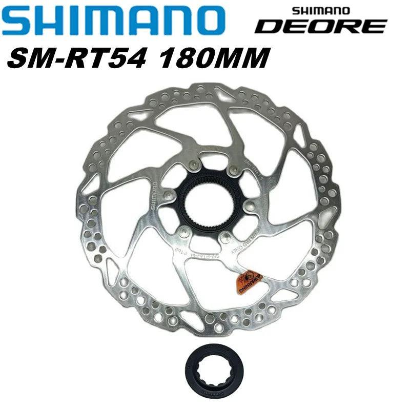 Shimano Deore SM RT54 160mm 180mm Centerlock Disc Brake Rotor Mountain Bike Bicycle Parts RT54 XT SLX DEORE MTB Bike - VirtuousWares:Global
