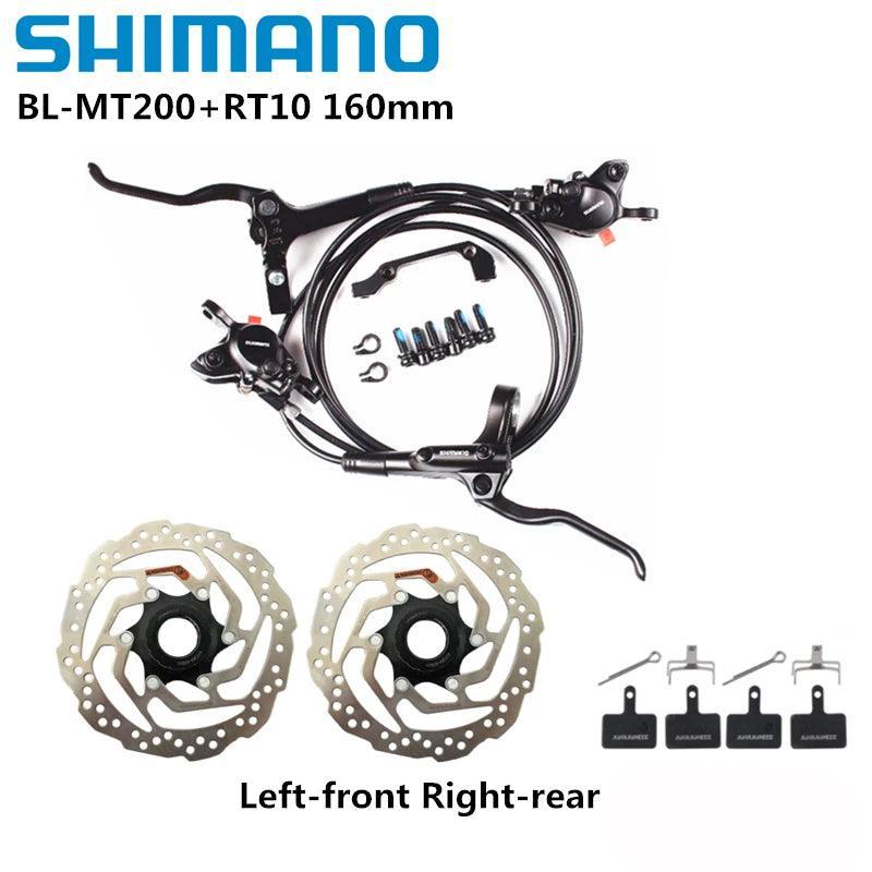 Shimano MT200 Brake BL BR MTB E-bike Hydraulic Disc Brake Bicycle Electric Bike Brake Left Front Right Rear Brake - VirtuousWares:Global