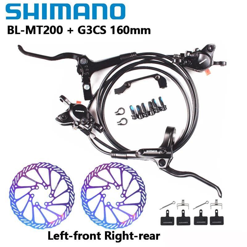 Shimano MT200 Brake BL BR MTB E-bike Hydraulic Disc Brake Bicycle Electric Bike Brake Left Front Right Rear Brake - VirtuousWares:Global
