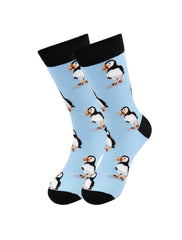 Sick Socks – Puffin – Exotic Animals Casual Dress Socks - VirtuousWares:Global