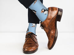Sick Socks – Puffin – Exotic Animals Casual Dress Socks - VirtuousWares:Global