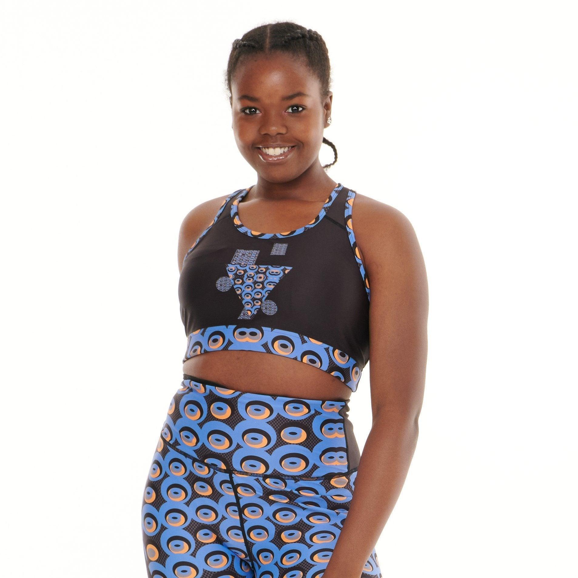 Siefay on Blue Butiful/Vibrant Sports Bra - VirtuousWares:Global