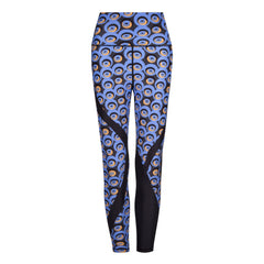 Siefay On Blue Vibrant Leggings - VirtuousWares:Global