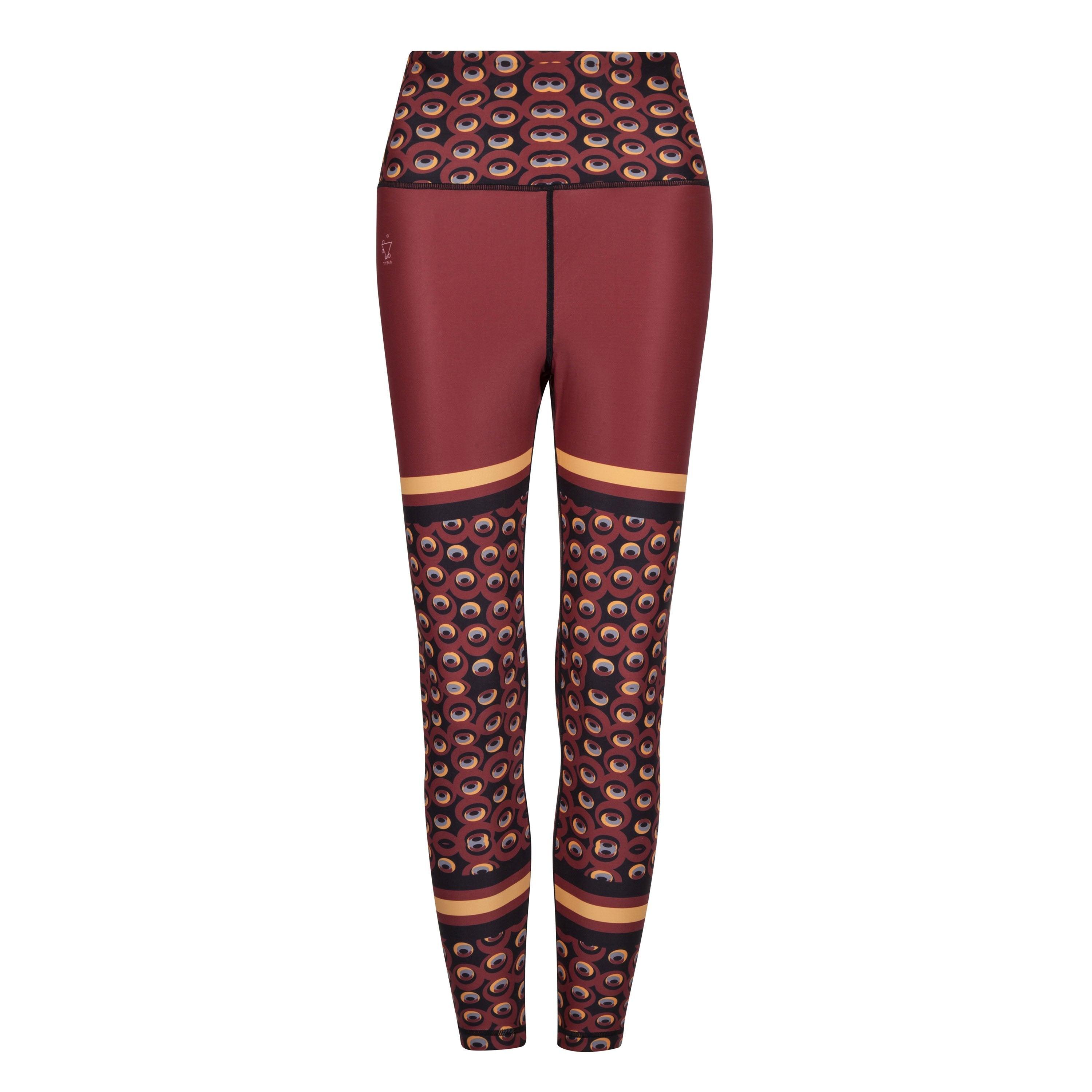 Siefay On Iron Red Funky Leggings - VirtuousWares:Global