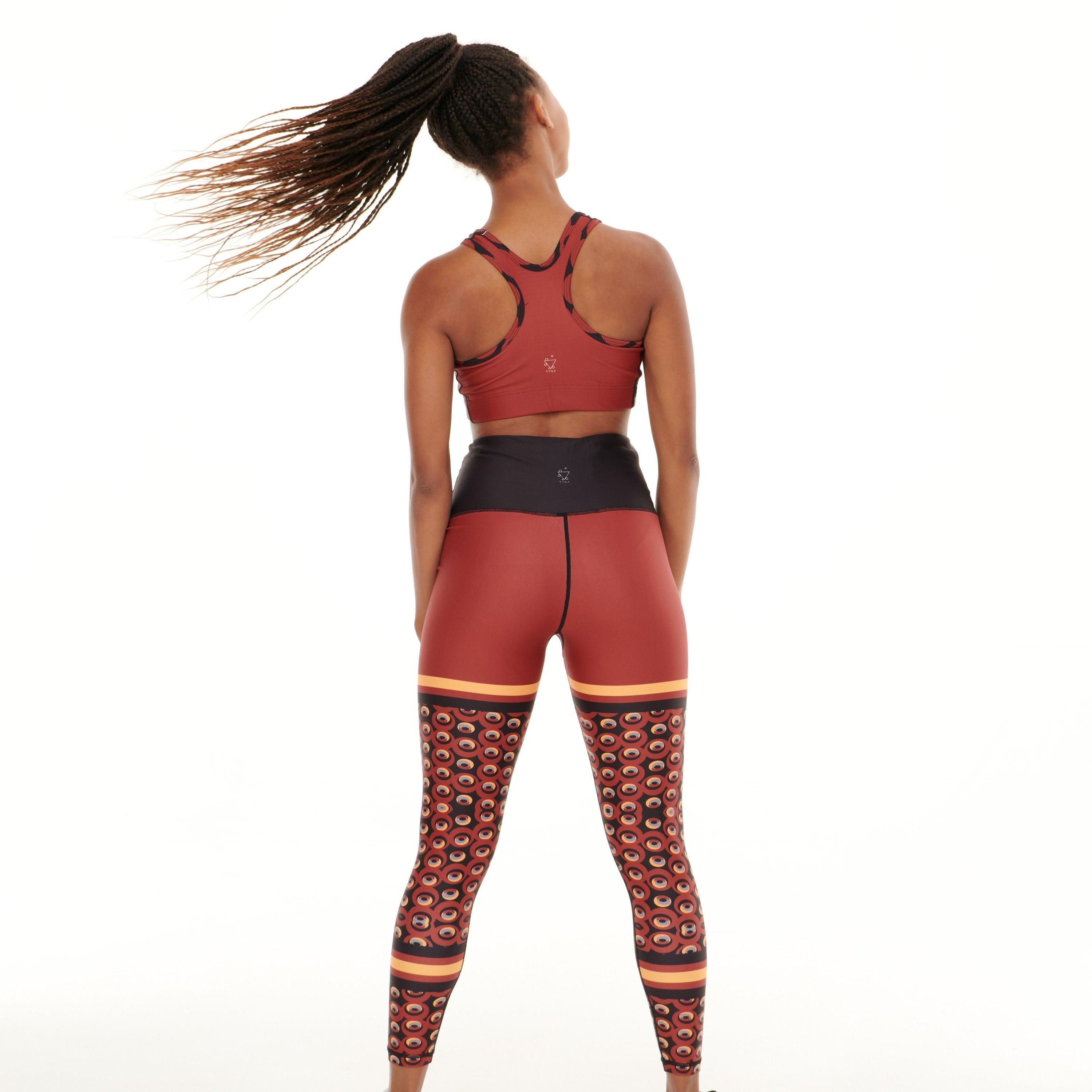 Siefay On Iron Red Funky Leggings - VirtuousWares:Global
