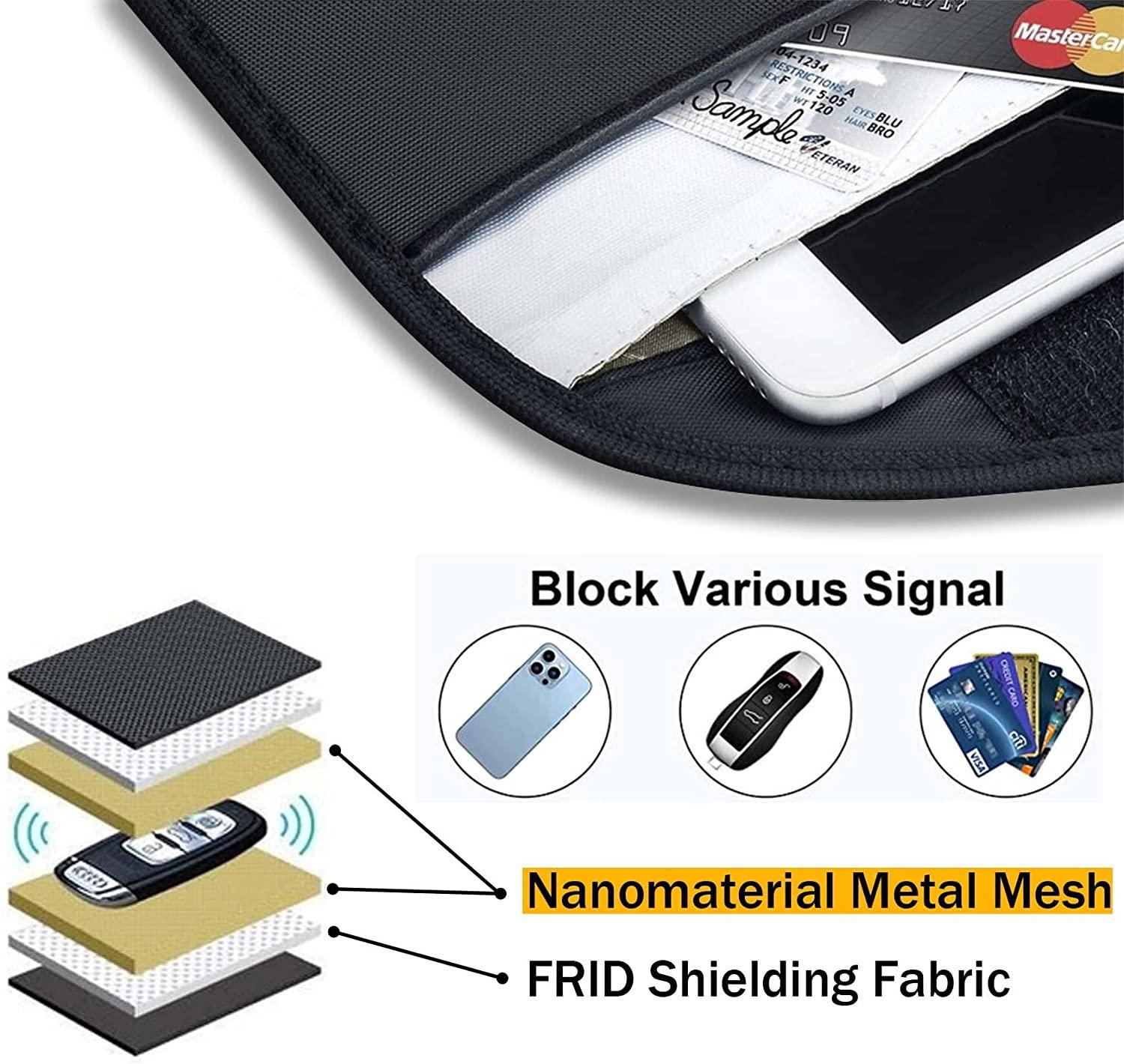 Signal Blocking Bag GPS Rfid Faraday Bag Shield Privacy Protection - VirtuousWares:Global