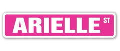 SignMission D-9-SS-ARIELLE 2 x 9 in. Childrens Name Room Street Sign D - VirtuousWares:Global