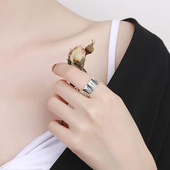 SILVER FLAME RING S925Silver - VirtuousWares:Global