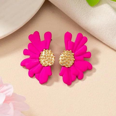 Simple Colorful Flower Stud Earrings - Sexikinis Swim - VirtuousWares:Global
