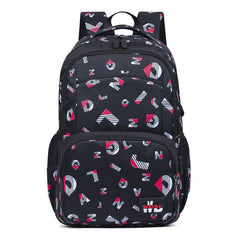 Simple Printed Junior High School Student Schoolbag - VirtuousWares:Global
