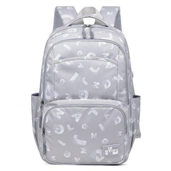 Simple Printed Junior High School Student Schoolbag - VirtuousWares:Global