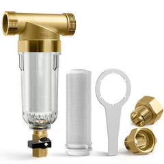 SimPure 40 Micron Spin Down Sediment Filter Reusable Filtration System - VirtuousWares:Global