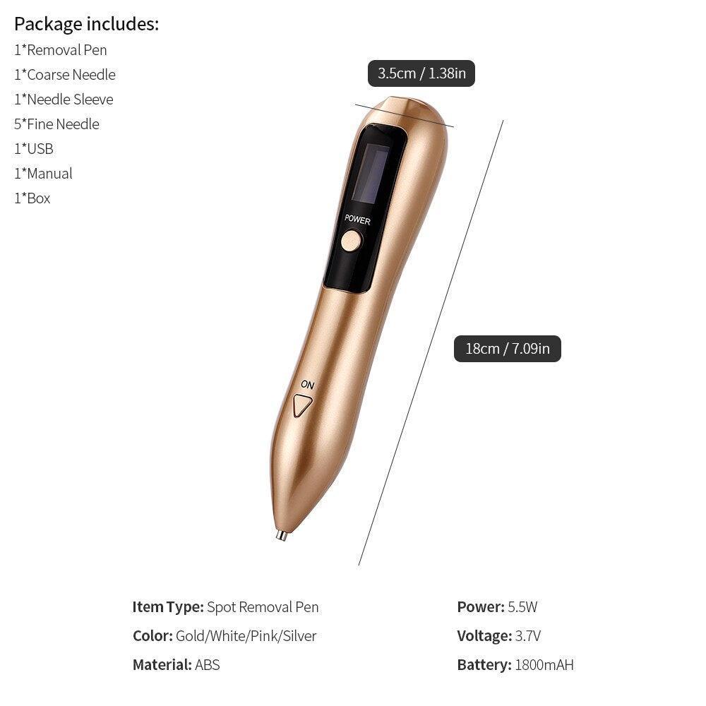 Skin Tag Mole Removal Plasma Pen Black Dot Remover Electric Wart - VirtuousWares:Global