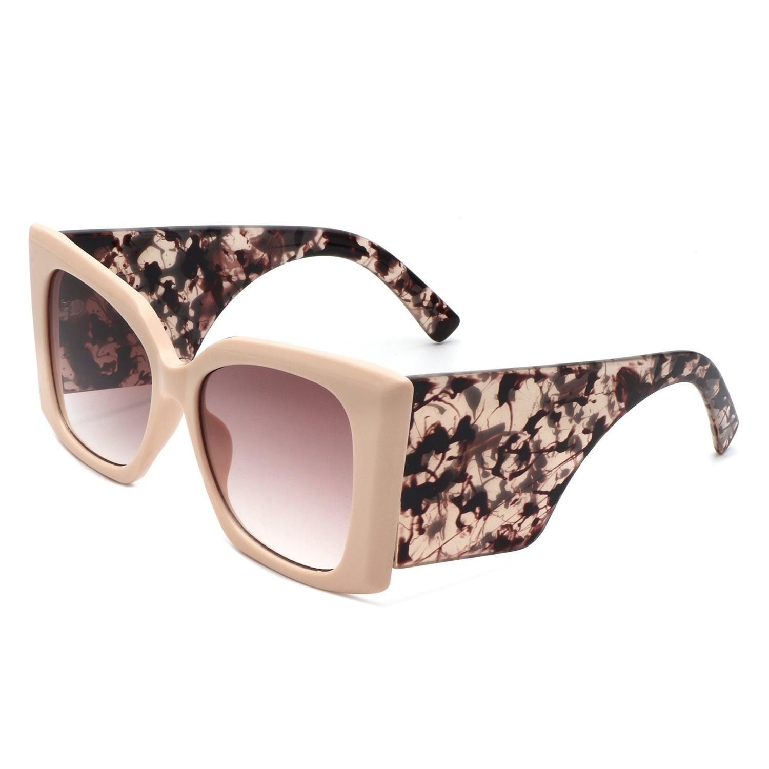 Skydusts - Oversize Square Chunky Fashion Large Women Sunglasses - VirtuousWares:Global